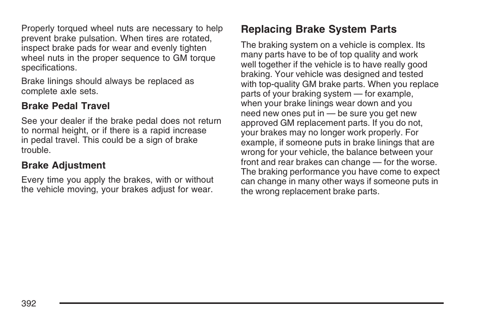 Buick 2007 Rendezvous User Manual | Page 392 / 528