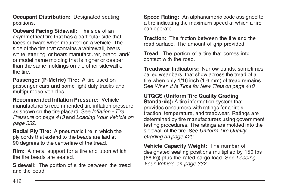 Buick 2007 Rendezvous User Manual | Page 412 / 528