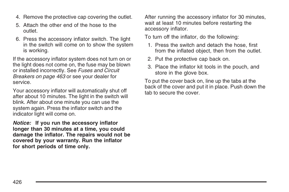 Buick 2007 Rendezvous User Manual | Page 426 / 528