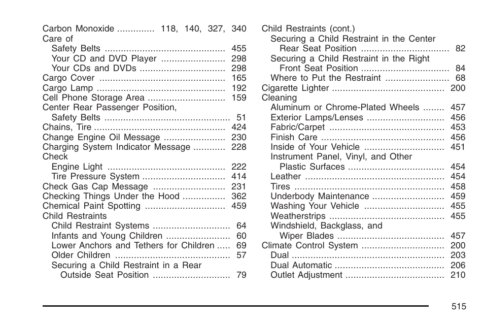 Buick 2007 Rendezvous User Manual | Page 515 / 528