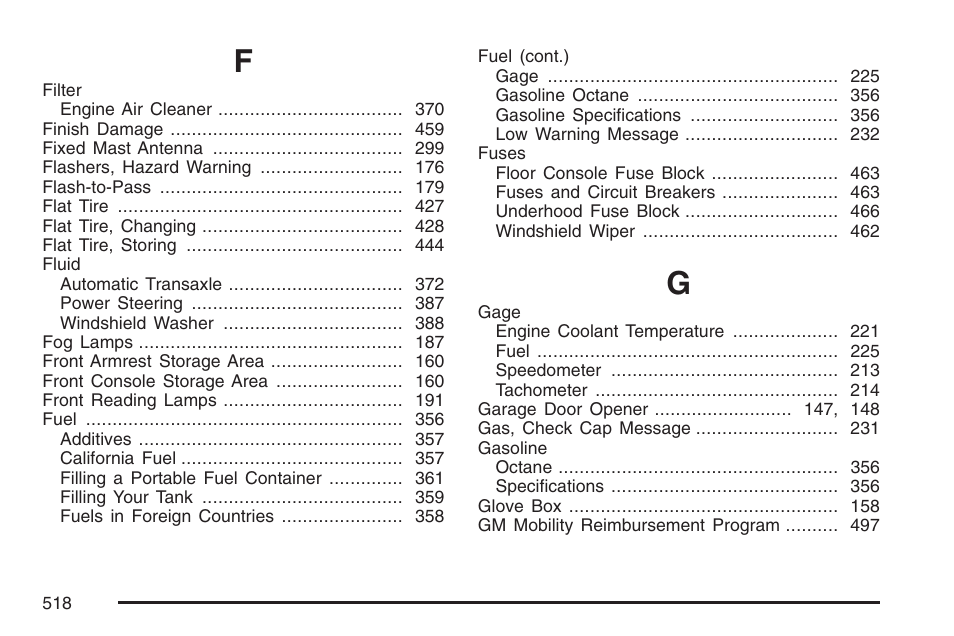 Buick 2007 Rendezvous User Manual | Page 518 / 528