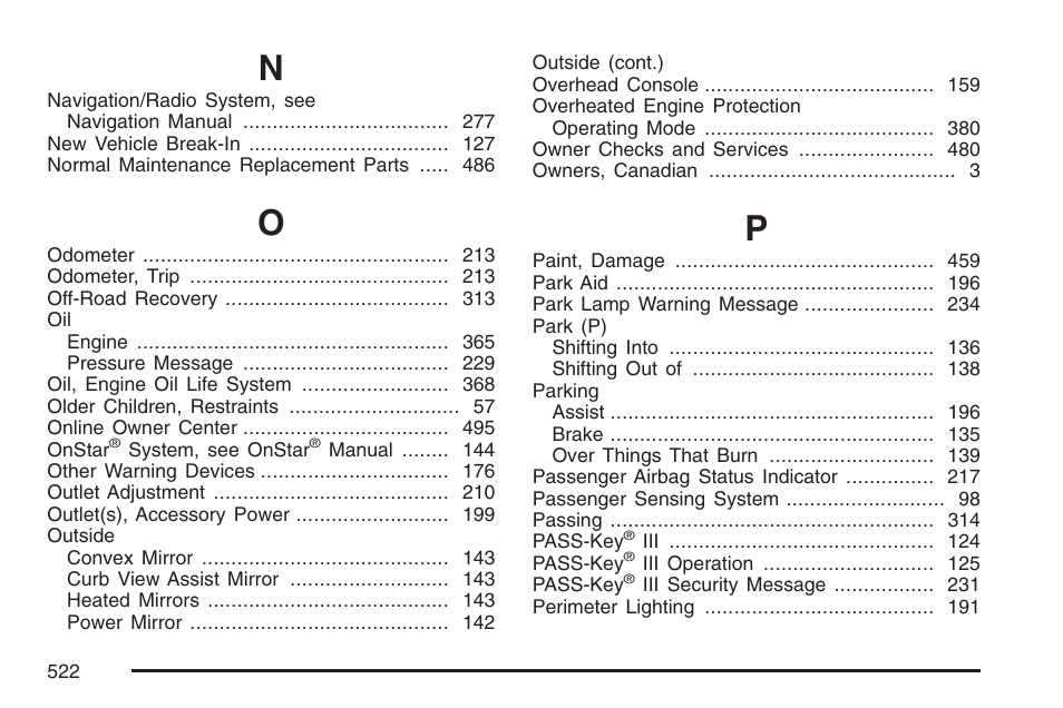 Buick 2007 Rendezvous User Manual | Page 522 / 528