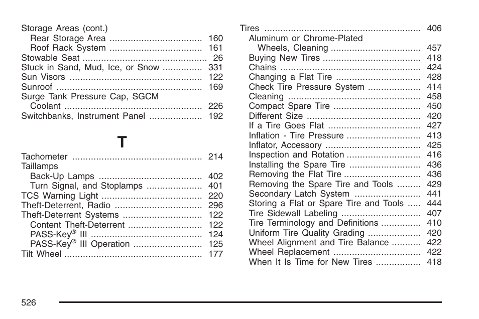 Buick 2007 Rendezvous User Manual | Page 526 / 528