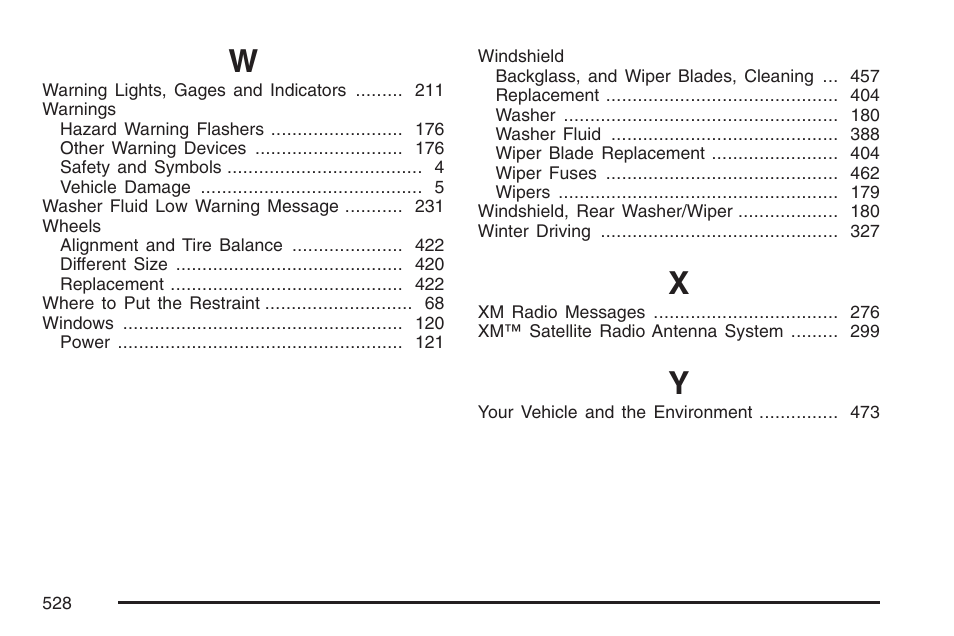 Buick 2007 Rendezvous User Manual | Page 528 / 528