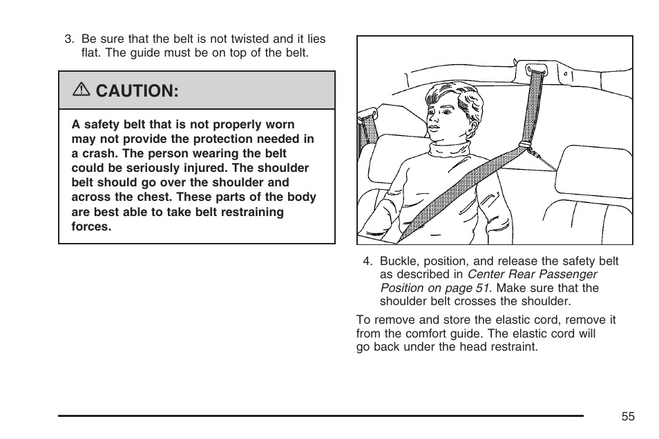 Caution | Buick 2007 Rendezvous User Manual | Page 55 / 528