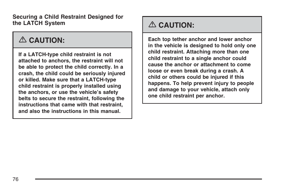 Buick 2007 Rendezvous User Manual | Page 76 / 528