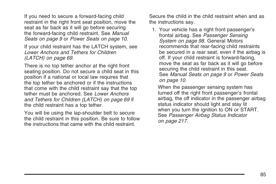 Buick 2007 Rendezvous User Manual | Page 85 / 528