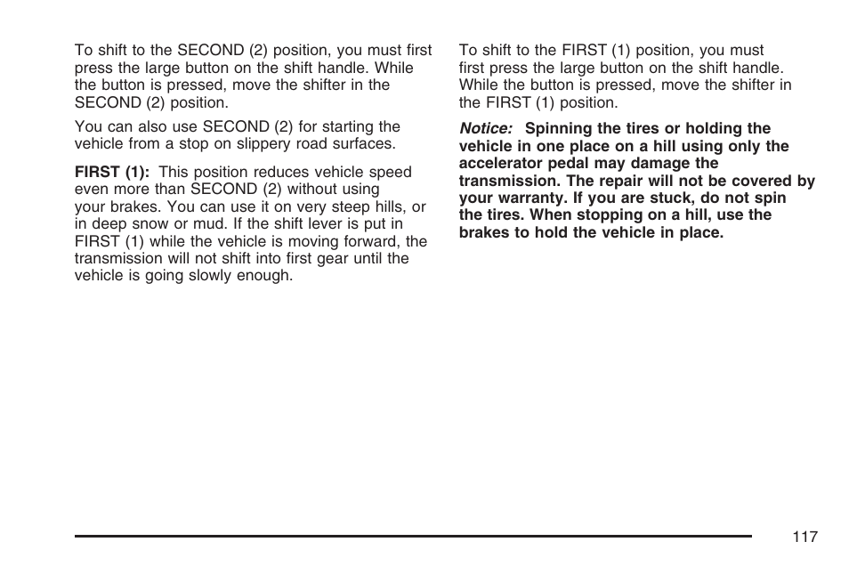 Buick 2007 Rainier User Manual | Page 117 / 534