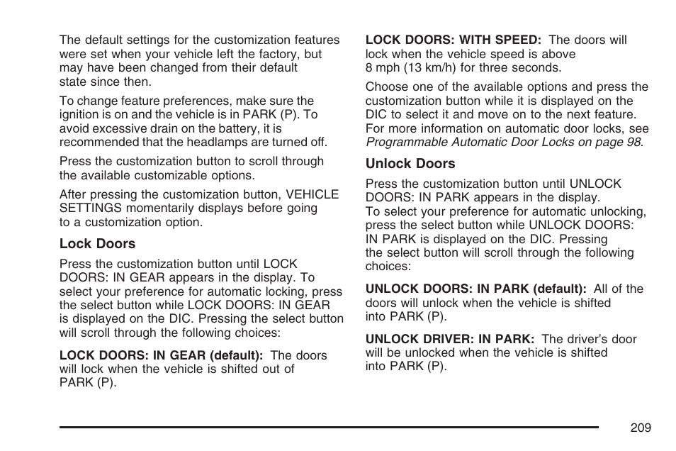 Buick 2007 Rainier User Manual | Page 209 / 534