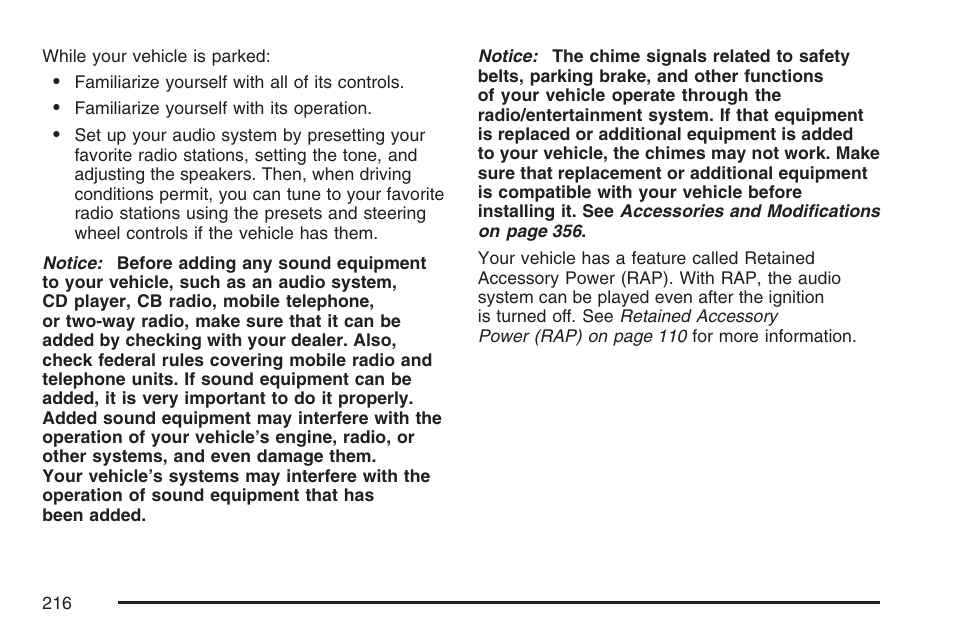 Buick 2007 Rainier User Manual | Page 216 / 534