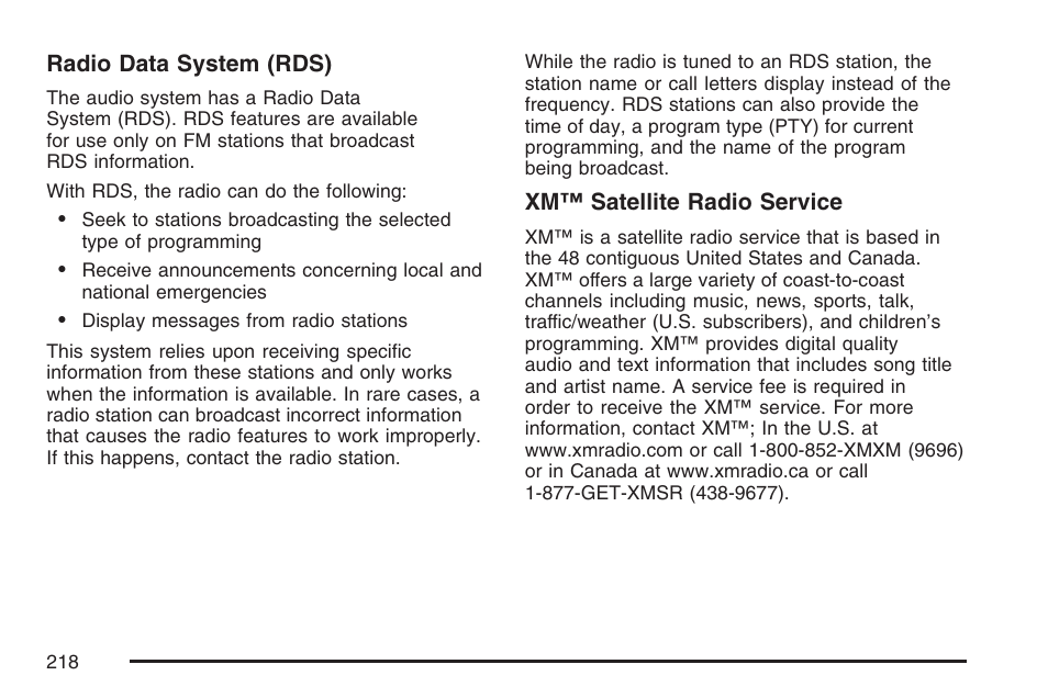 Buick 2007 Rainier User Manual | Page 218 / 534