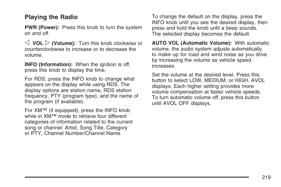 Buick 2007 Rainier User Manual | Page 219 / 534