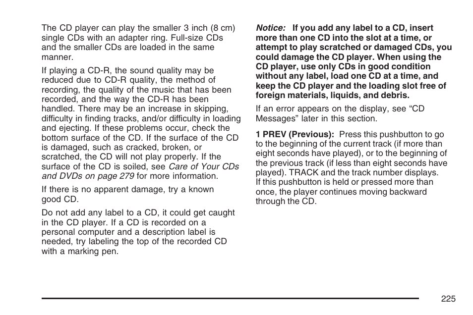 Buick 2007 Rainier User Manual | Page 225 / 534