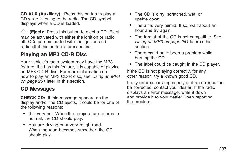 Buick 2007 Rainier User Manual | Page 237 / 534
