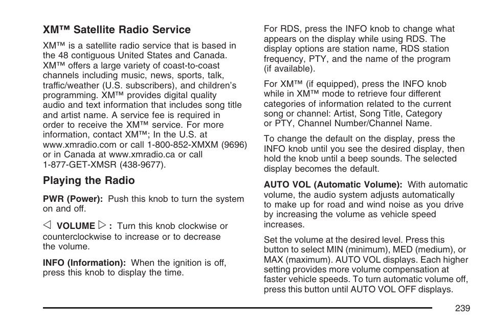 Buick 2007 Rainier User Manual | Page 239 / 534