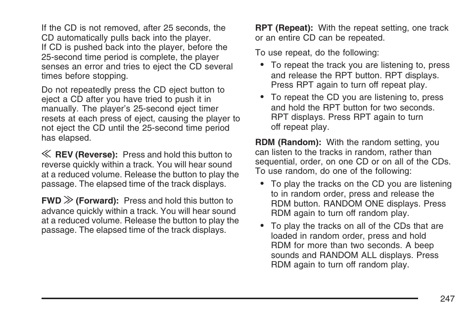 Buick 2007 Rainier User Manual | Page 247 / 534