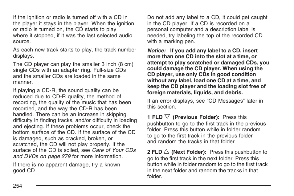 Buick 2007 Rainier User Manual | Page 254 / 534