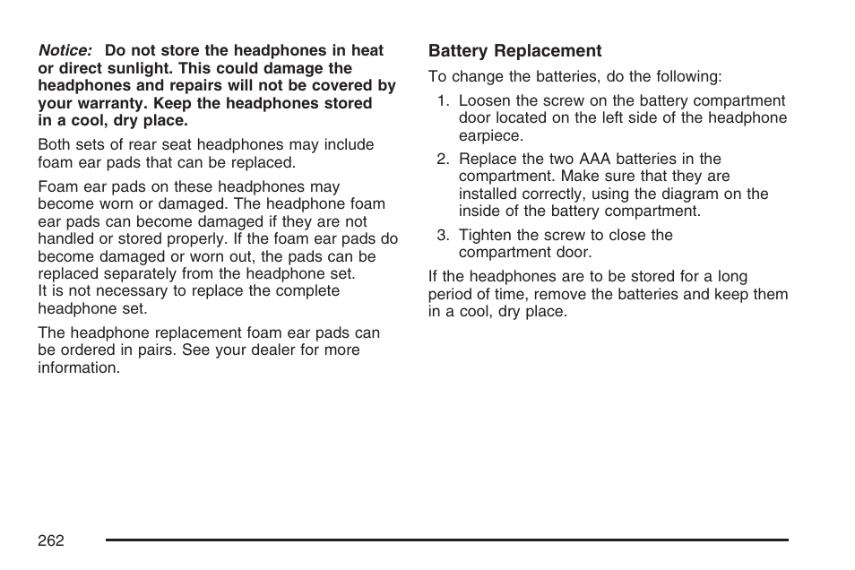 Buick 2007 Rainier User Manual | Page 262 / 534
