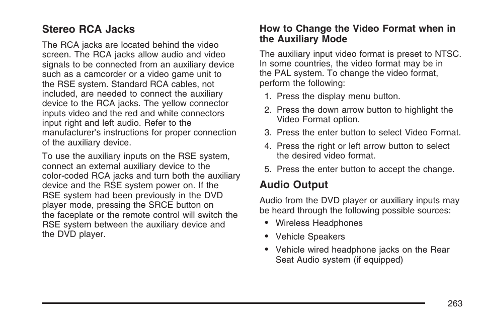 Buick 2007 Rainier User Manual | Page 263 / 534