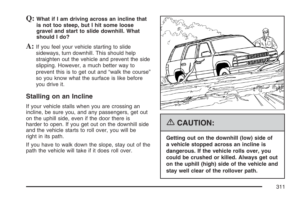 Caution | Buick 2007 Rainier User Manual | Page 311 / 534