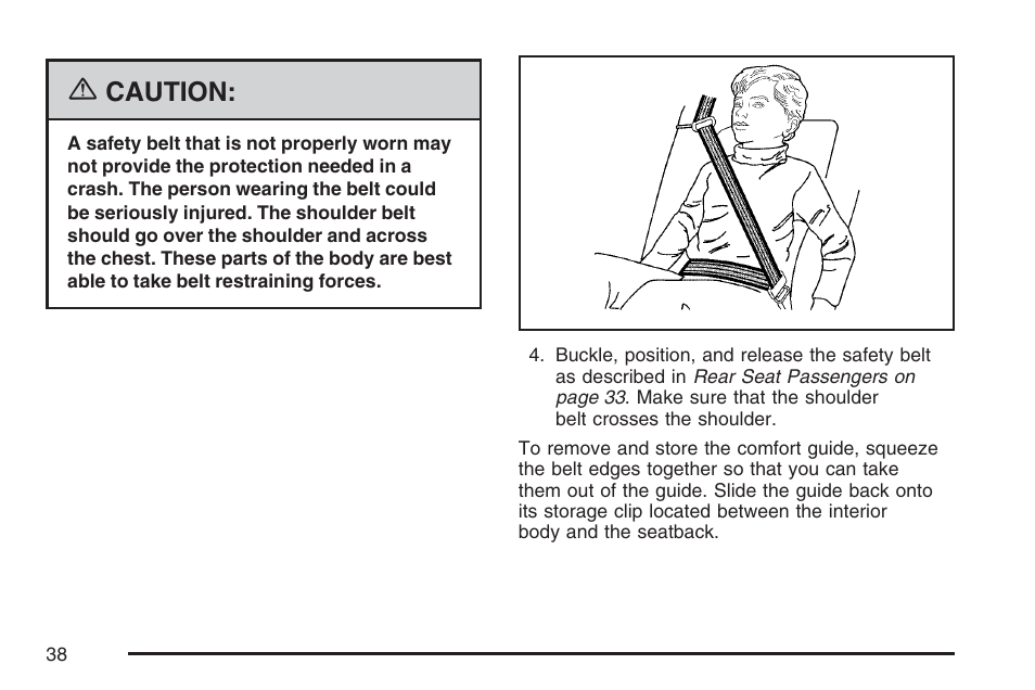 Caution | Buick 2007 Rainier User Manual | Page 38 / 534