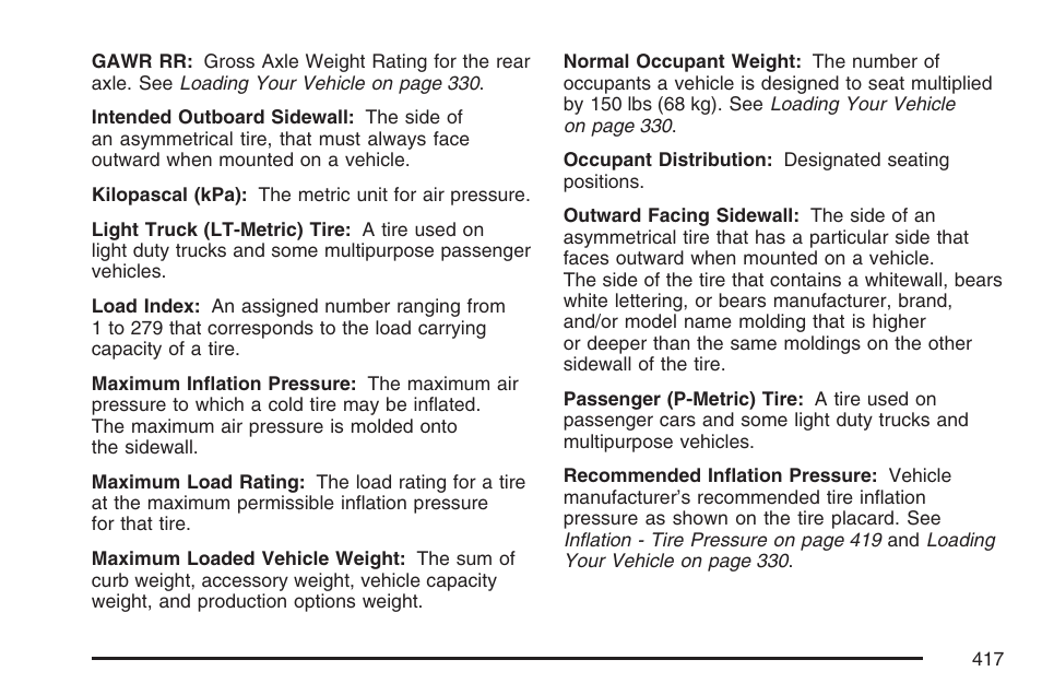 Buick 2007 Rainier User Manual | Page 417 / 534