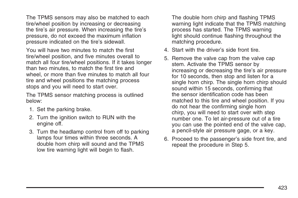 Buick 2007 Rainier User Manual | Page 423 / 534