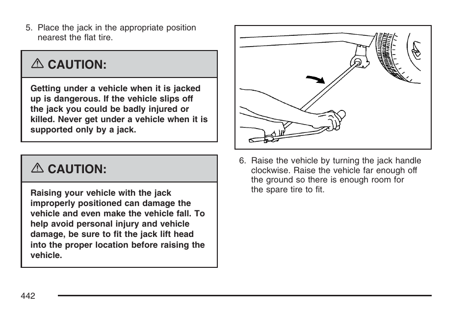 Caution | Buick 2007 Rainier User Manual | Page 442 / 534