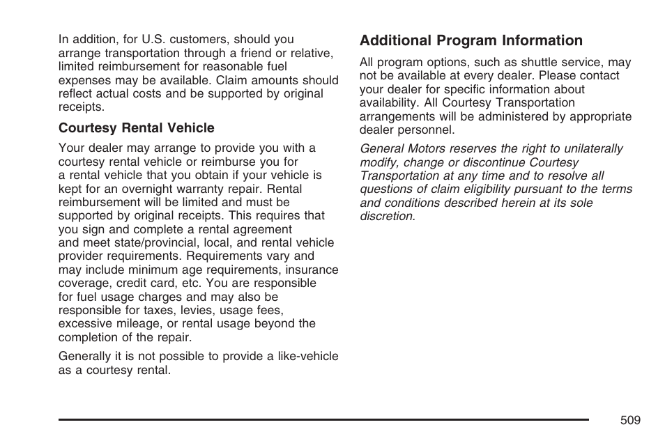Buick 2007 Rainier User Manual | Page 509 / 534