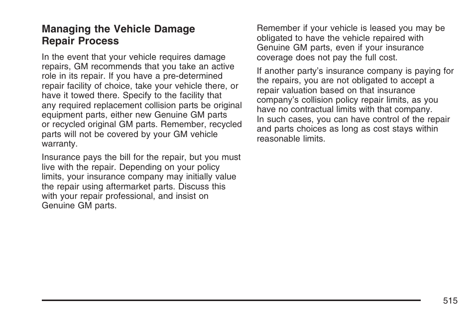 Buick 2007 Rainier User Manual | Page 515 / 534