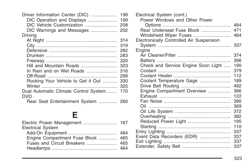 Buick 2007 Rainier User Manual | Page 523 / 534