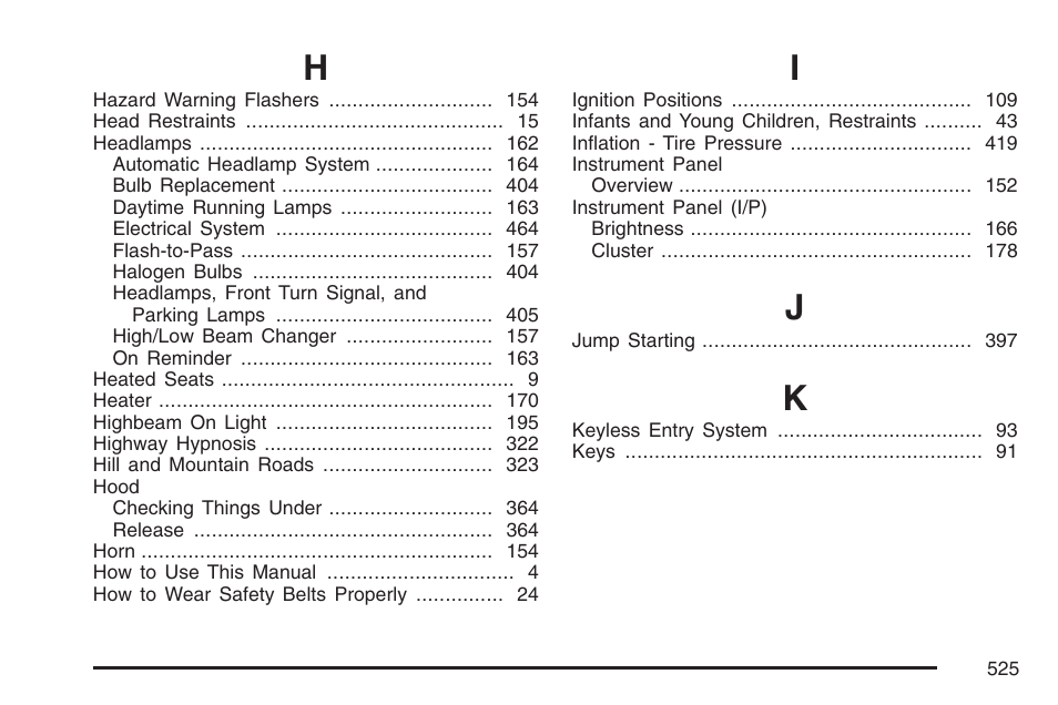 Buick 2007 Rainier User Manual | Page 525 / 534