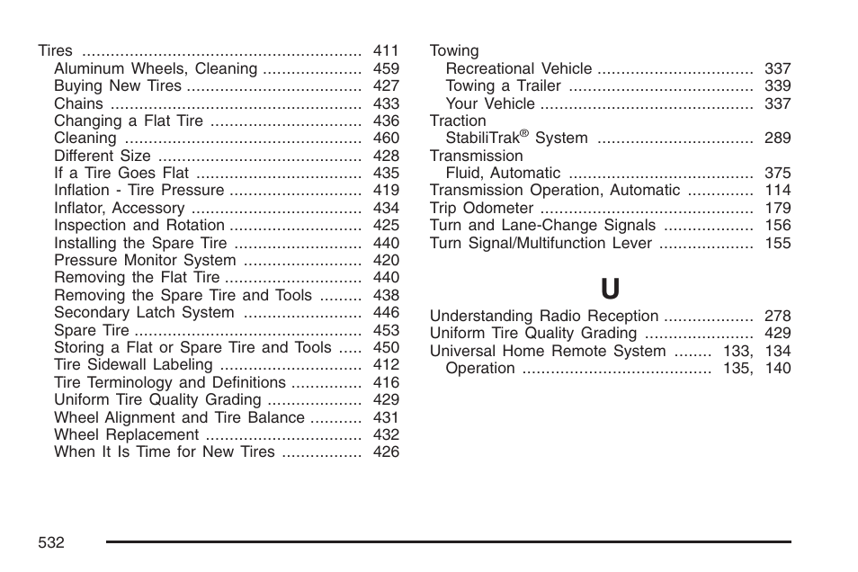 Buick 2007 Rainier User Manual | Page 532 / 534