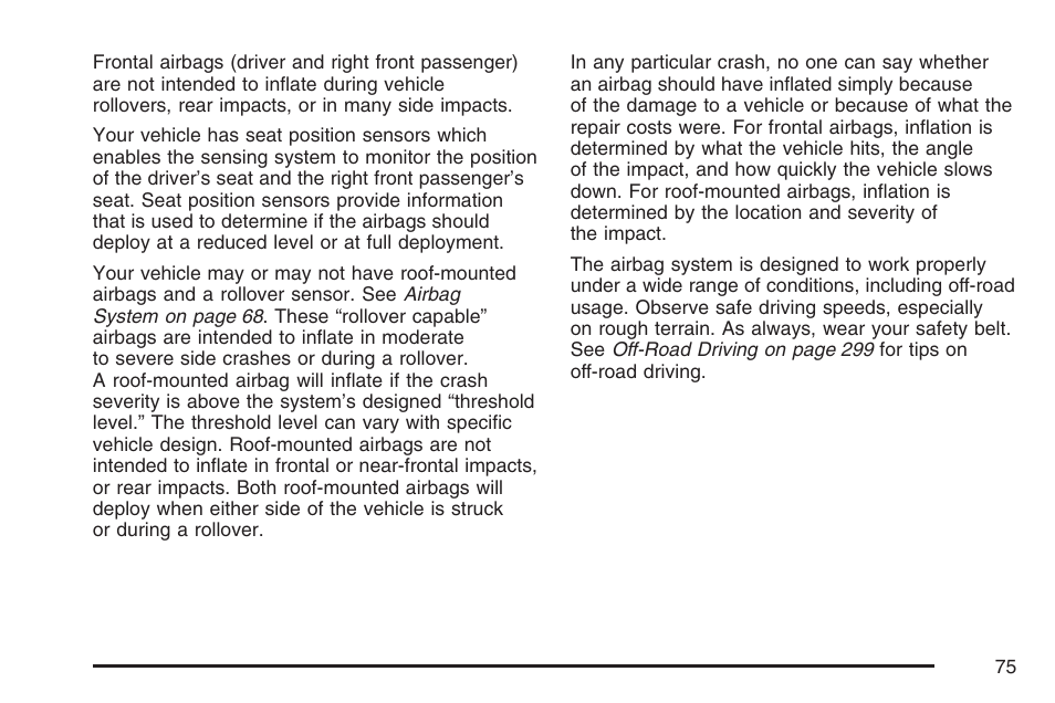 Buick 2007 Rainier User Manual | Page 75 / 534