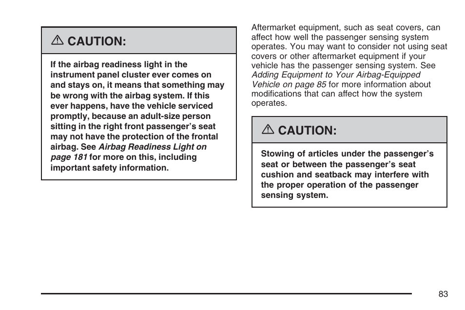 Buick 2007 Rainier User Manual | Page 83 / 534