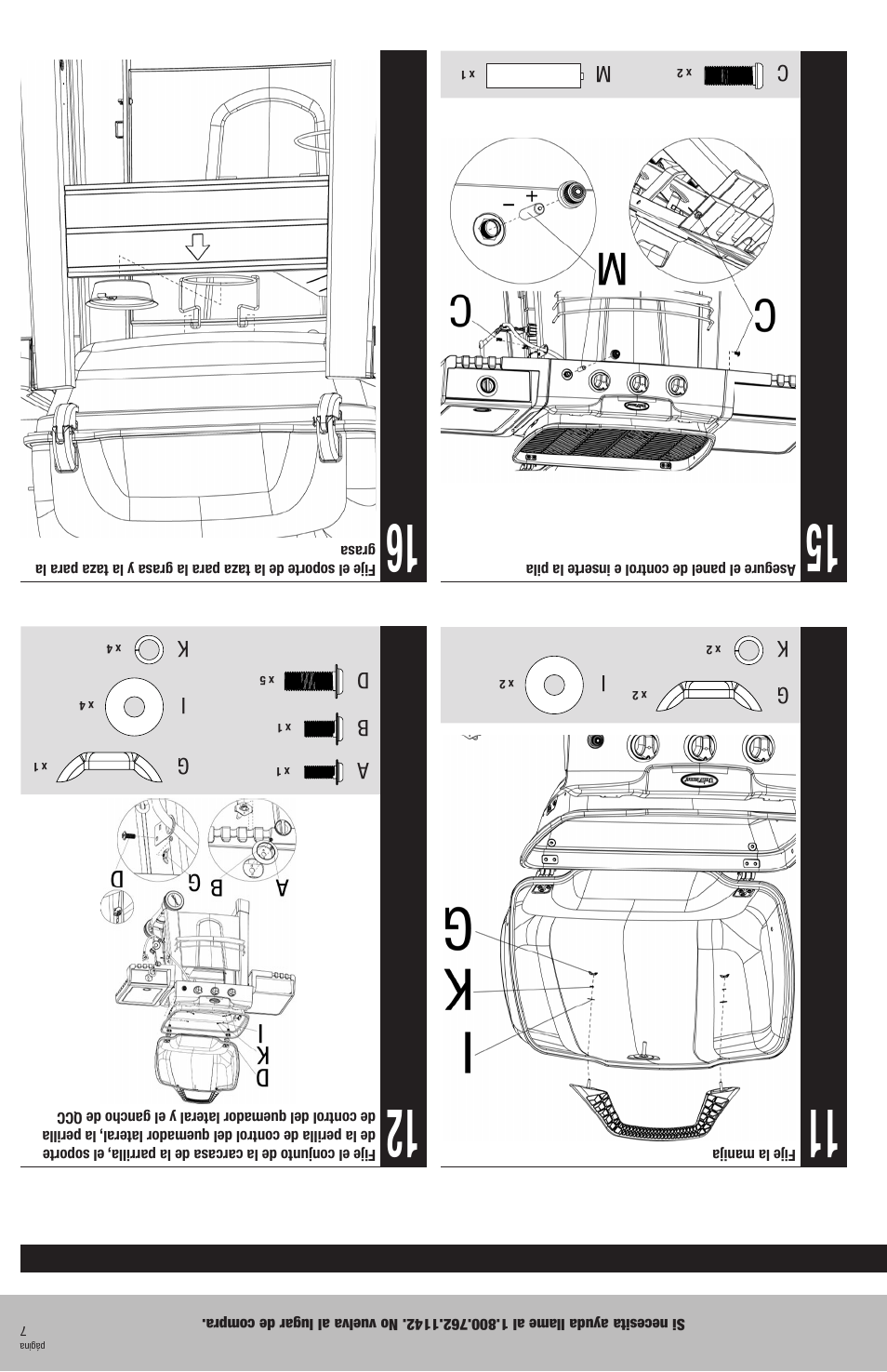 Blue Rhino GBC730W User Manual | Page 18 / 24