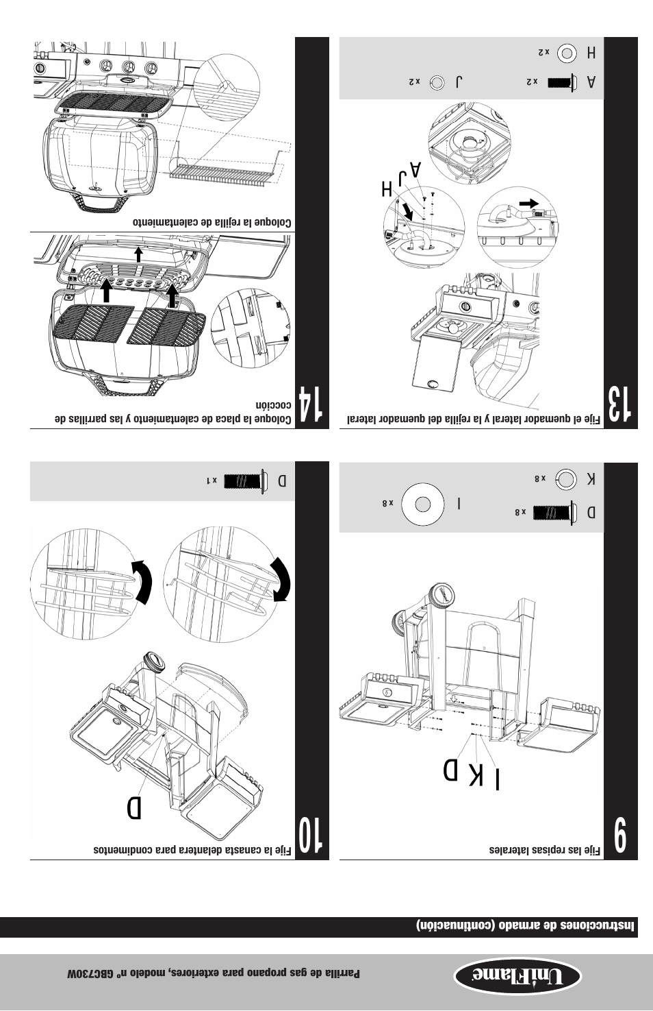 Blue Rhino GBC730W User Manual | Page 19 / 24