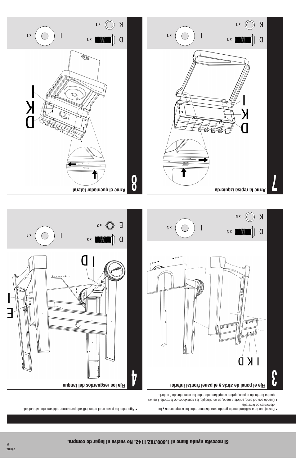 Blue Rhino GBC730W User Manual | Page 20 / 24