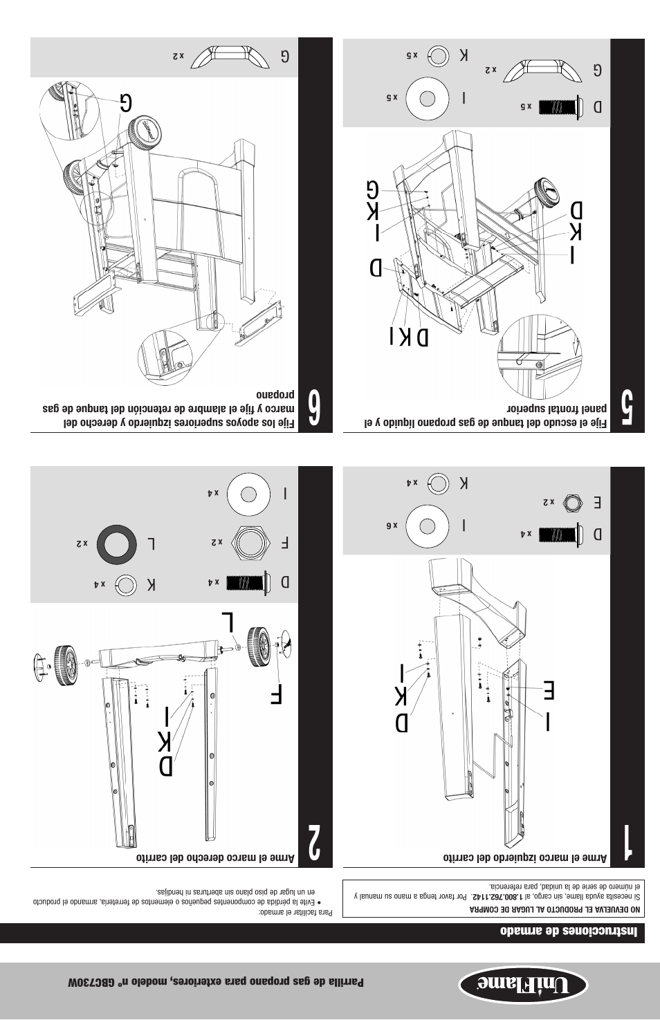 Blue Rhino GBC730W User Manual | Page 21 / 24