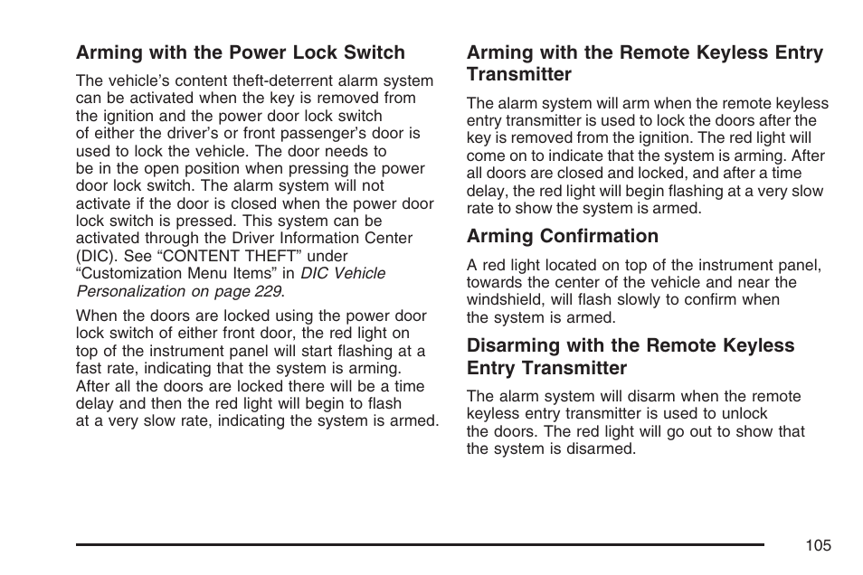 Buick 2007 LaCrosse User Manual | Page 105 / 512