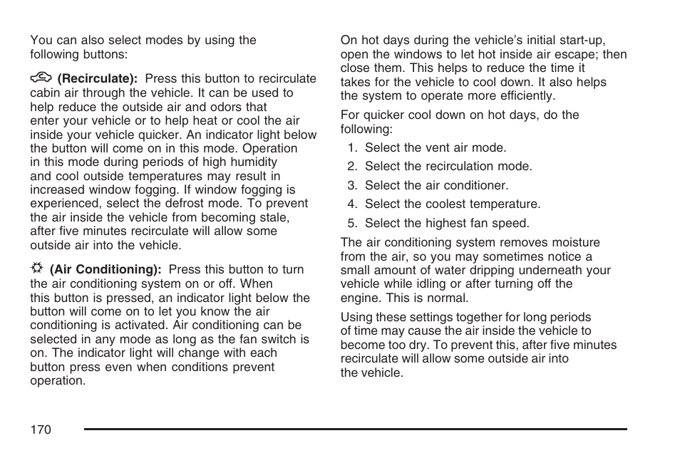 Buick 2007 LaCrosse User Manual | Page 170 / 512