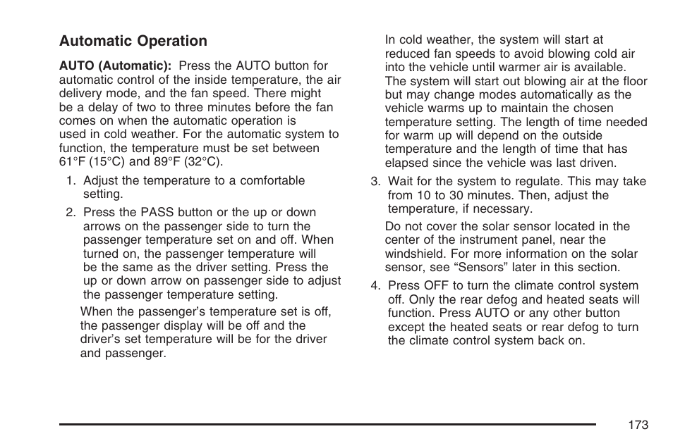 Automatic operation | Buick 2007 LaCrosse User Manual | Page 173 / 512