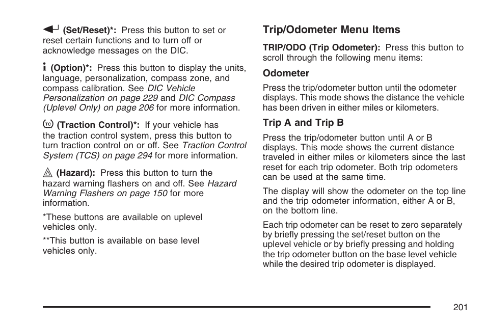 Buick 2007 LaCrosse User Manual | Page 201 / 512