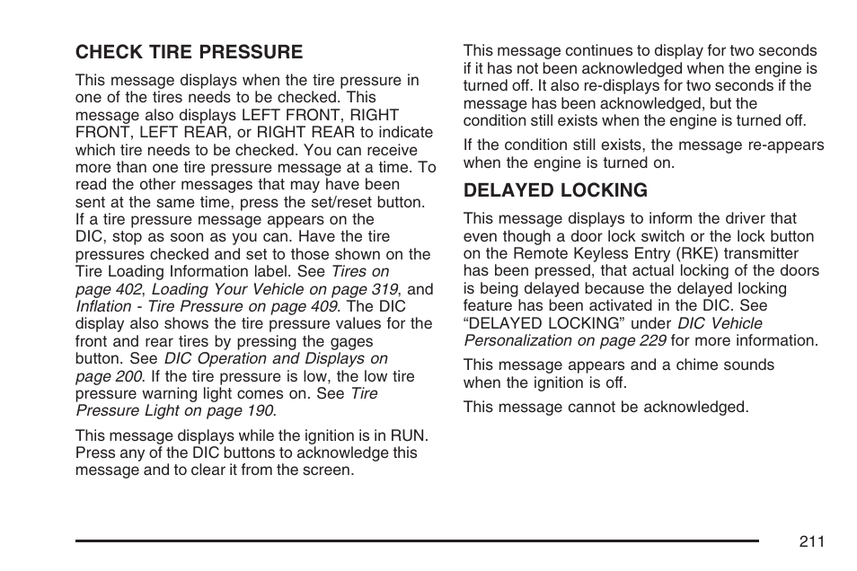 Buick 2007 LaCrosse User Manual | Page 211 / 512