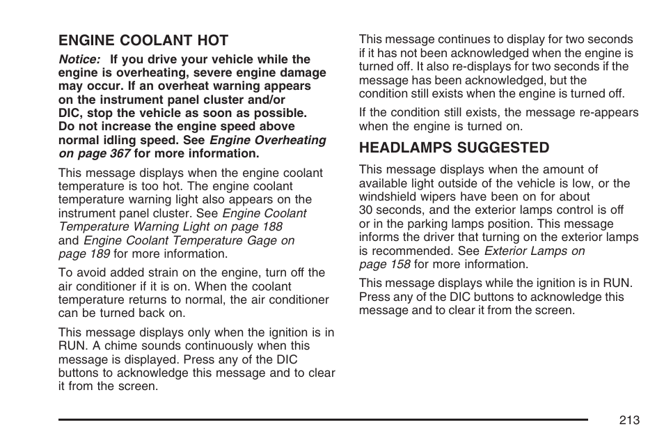 Buick 2007 LaCrosse User Manual | Page 213 / 512