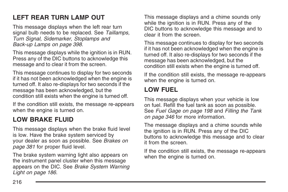 Buick 2007 LaCrosse User Manual | Page 216 / 512