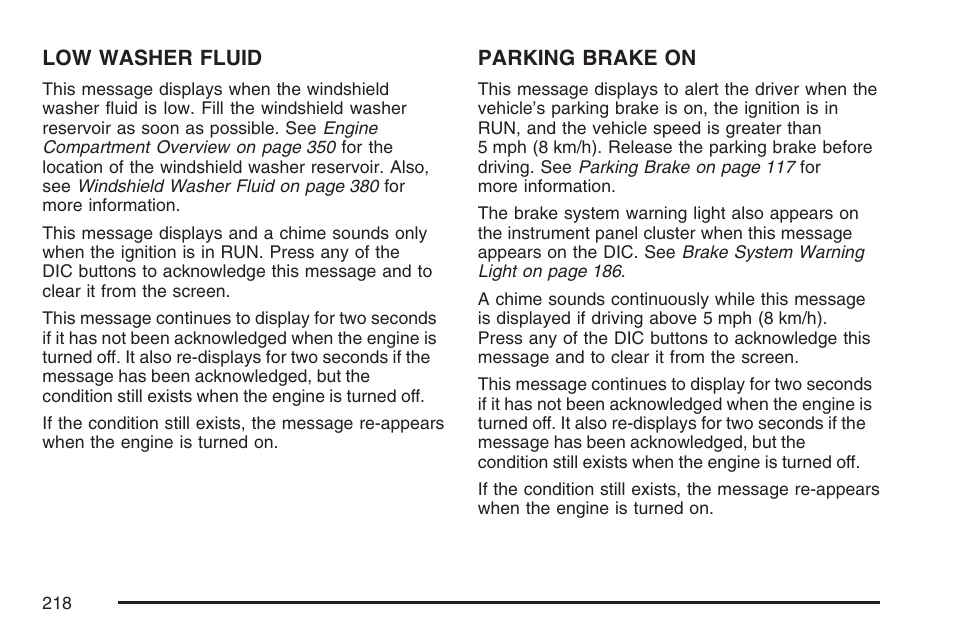 Buick 2007 LaCrosse User Manual | Page 218 / 512