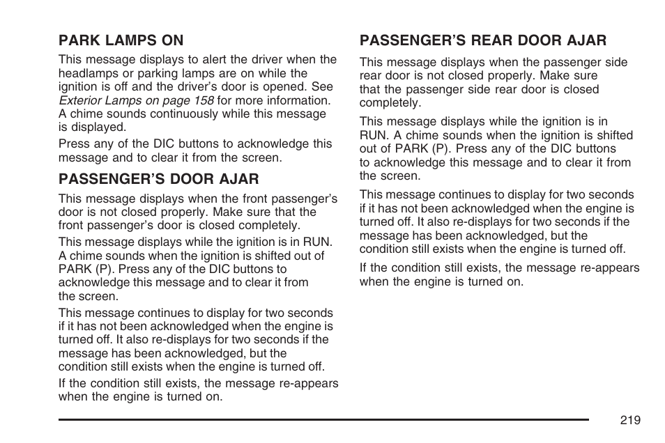 Buick 2007 LaCrosse User Manual | Page 219 / 512