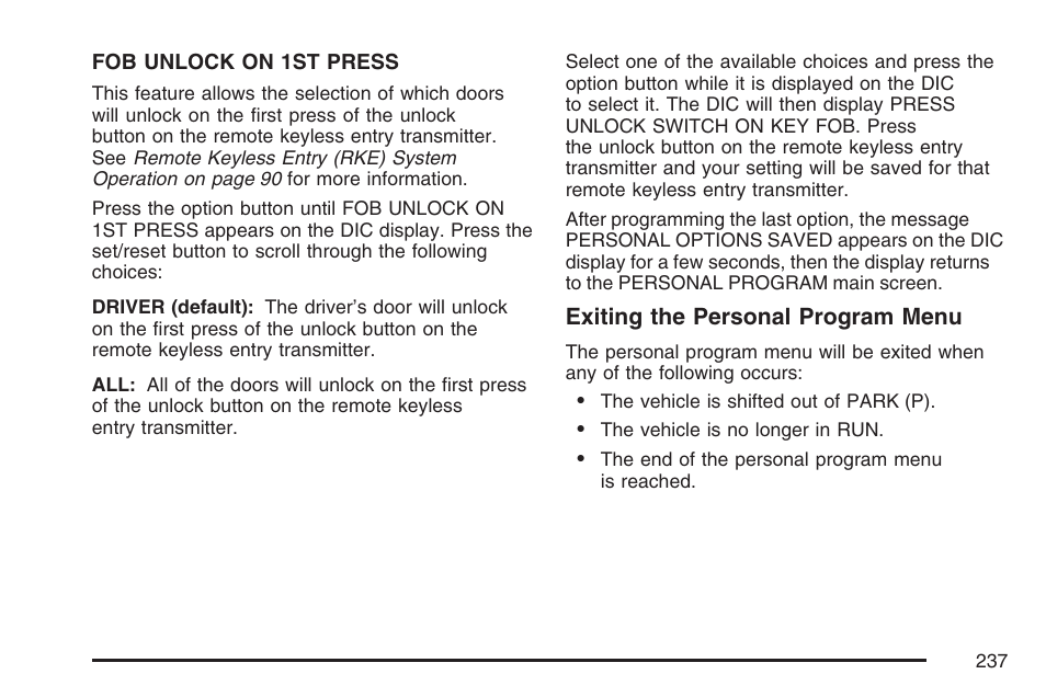 Buick 2007 LaCrosse User Manual | Page 237 / 512