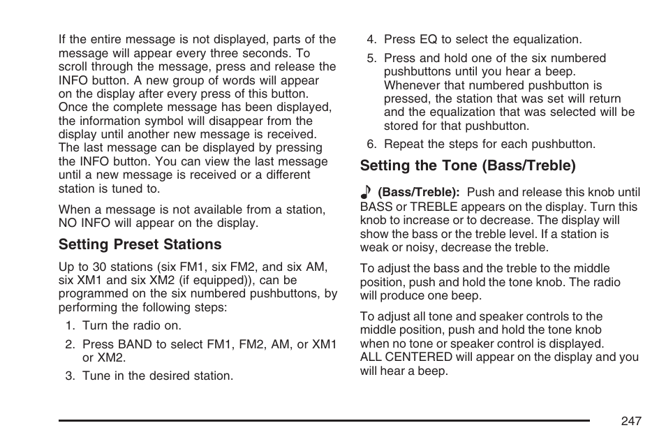 Buick 2007 LaCrosse User Manual | Page 247 / 512